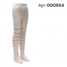 Колготи махрові теплі для дівчинки Bross арт 000854 Молочний