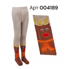 Колготи махра дитячі теплі бавовна Bross арт 004189 Бежевий