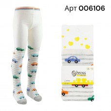 Колготи для хлопчика демісезонні Bross арт 006106 Білі