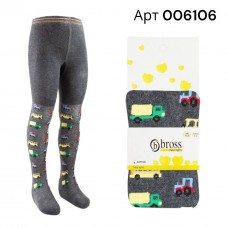 Колготи для хлопчика демісезонні Bross арт 006106 Сірі