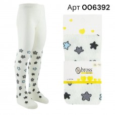Колготи демісезонні для малюків Bross арт 006392 Біла зірочка