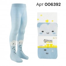 Колготи демісезонні для малюків Bross арт 006392 Блакитна хмарка