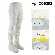 Колготи демісезонні для малюків Bross арт 006392 Сіра хмарка