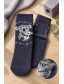 Носки со стопперами махровые зимние для девочки Набор 3 шт Bross арт 009601 Коала