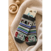 Шкарпетки махрові Boxy Арт. 017353 Дракон Сірі