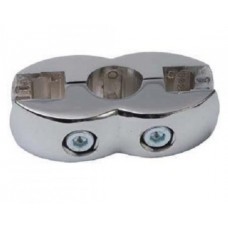 З'єднання до скла і плити двостороннє хром R-7 A Ø25 арт 100-35