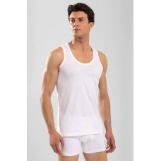 Майка для чоловіків 100% бавовна Baykar арт 1001-01 Білий Майка для чоловіків 100% бавовна Baykar арт 1001-01 Білий