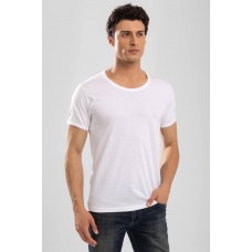 Футболка для чоловіків 100% бавовна Baykar арт 1003-01 Білий Футболка для чоловіків 100% бавовна Baykar арт 1003-01 Білий