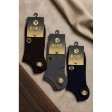 Мужские носки 3шт укороченные Бамбук р 41-44 Roff Extreme арт 10500-99ш Микс