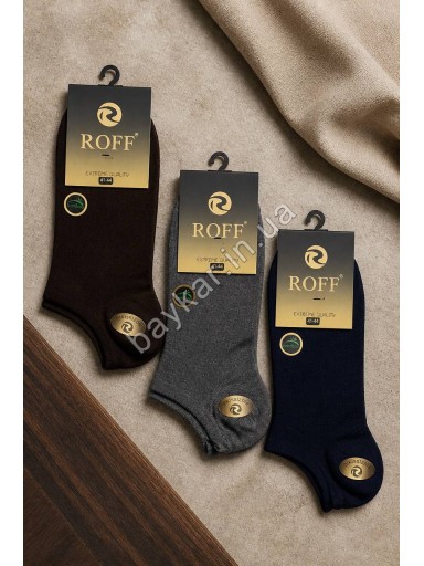 Мужские носки 3шт укороченные Бамбук р 41-44 Roff Extreme арт 10500-99ш Микс