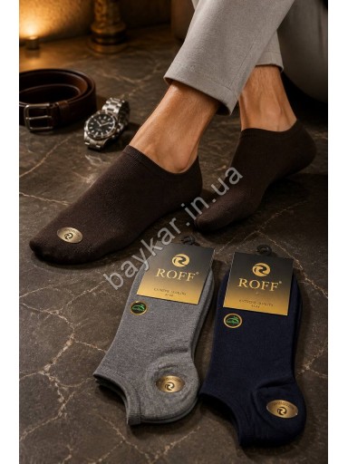 Мужские носки 3шт укороченные Бамбук р 41-44 Roff Extreme арт 10500-99ш Микс