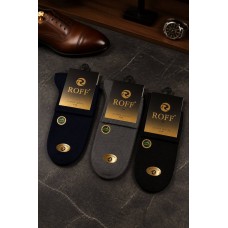 Мужские средние носки 3шт Бамбук р 41-44 Roff Extreme арт 10517-99 Микс