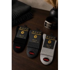 Шкарпетки Thermal чоловічі зимові теплі махрові термо стопа р 41-44 Extreme ROFF арт 10700 Набір 3шт