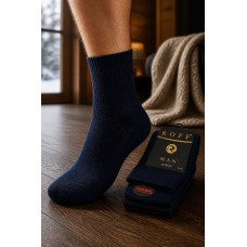 Шкарпетки Thermal чоловічі зимові теплі махрові термо стопа р 41-44 Extreme ROFF арт 10700 Синій