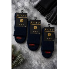 Шкарпетки Thermal чоловічі зимові теплі махрові термо стопа р 41-44 Extreme ROFF арт 10700 Набір 3шт