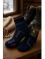 Шкарпетки Thermal 3шт чоловічі зимові теплі махрові термо стопа р 41-44 Athletic ROFF арт 10701 Темно-синій