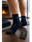 Шкарпетки Thermal 3шт чоловічі зимові теплі махрові термо стопа р 41-44 Athletic ROFF арт 10701 Темно-синій