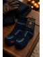Шкарпетки Thermal 3шт чоловічі зимові теплі махрові термо стопа р 41-44 Athletic ROFF арт 10701 Темно-синій