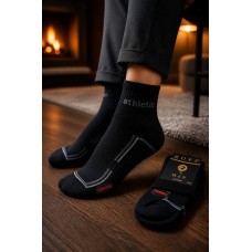 Шкарпетки Thermal чоловічі зимові теплі махрові термо стопа р 41-44 Athletic ROFF арт 10701 Чорний