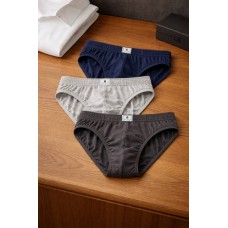 Труси плавки сліп чоловічі Baykar бавовна арт 1100 Комплект 3шт