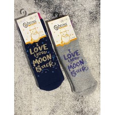 Дитячі махрові шкарпетки зі стопами Bross арт 18041 Набір 2 шт