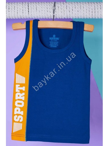 Майка для хлопчика бавовняна Baykar арт 2368 Sport Набір 3шт