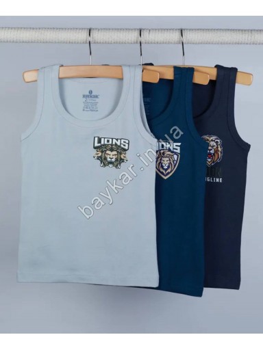Комплект для мальчика майка боксеры хлопок Baykar арт 2444-3444 Lion