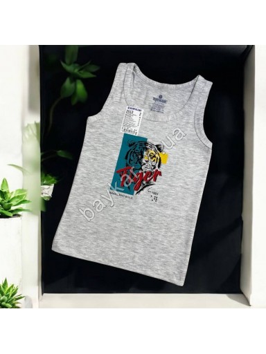 Майки детские хлопок для мальчика Baykar арт 2512 Tiger Комплект 3 шт