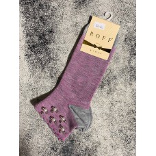 Шкарпетки з намистинами жіночі мікро модал ROFF арт 25765 Бузковий
