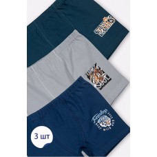 Боксери бавовна для хлопчика Baykar арт 3390 Комплект 3 шт Tiger