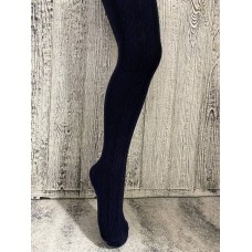 Колготи дитячі ажурні однотонні демісезонні бавовна Arti Katamino арт 340016 сині