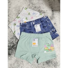 Боксери дитячі труси 3шт бавовняні для хлопчика Baykar арт 3508-3358а