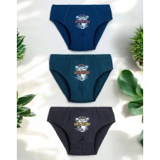 Труси сліп 3шт дитячі бавовна для хлопчика Baykar арт 3511 Leopard