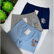 Боксери 3шт дитячі труси бавовняні для хлопчика Baykar арт 3526 Ведмедик