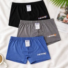 Боксери труси 3шт для хлопчика підлітка бавовна однотонні Baykar арт 3918 Active Боксери труси 3шт для хлопчика підлітка бавовна однотонні Baykar арт 3918 Active