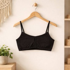 Топ бавовняний для дівчинки підлітка Baykar арт 4016-02 Чорний Топ бавовняний для дівчинки підлітка Baykar арт 4016-02 Чорний