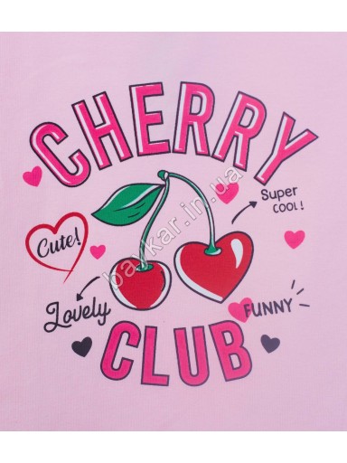 Майки дитячі бавовняні для дівчаток Baykar арт 4322 Комплект 3шт Fruit club