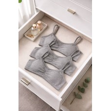 Топ для дівчинки бавовна Baykar арт 4407-20 Сірий Топ для дівчинки бавовна Baykar арт 4407-20 Сірий