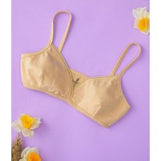 Бавовняний топ однотонний для дівчинки Baykar арт 4486-03 Бежевий Бавовняний топ однотонний для дівчинки Baykar арт 4486-03 Бежевий