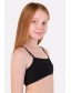 Топ для девочки 3 шт хлопок с кружевом Baykar арт 4490-02 Черный