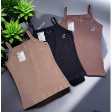 Дитячі майки 3шт для дівчаток однотонні бавовняні зі стразами Baykar арт 4894-99