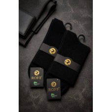 Носки 2 шт р 38-40 демисезонные мужские однотонные Бамбук Roff Extreme арт 60000-14033 Черный