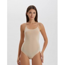 Боді бавовняне на тонких бретелях Baykar арт 6634-03 Бежевий