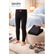 Дитячі термо кальсони для хлопчиків Sevim Kids Thermal арт 7075 Чорний
