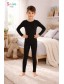 Термо костюм для мальчиков Thermal начес кальсоны лонгслив Sevim Kids арт 7078-7075 Черный