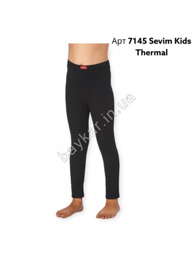 Детские термо лосины для девочек Sevim Kids Thermal арт 7145 Черный