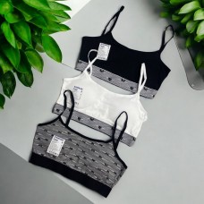 Топи пуш-ап 3шт бавовняні для дівчинки підлітка Baykar арт 7600-97 CAT Мікс