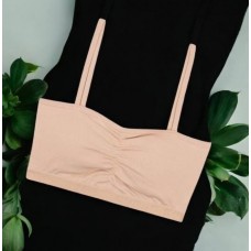 Топ пуш-ап для дівчинки підлітка бавовняний Baykar арт 7615-03 Бежевий SUGAR BOMB