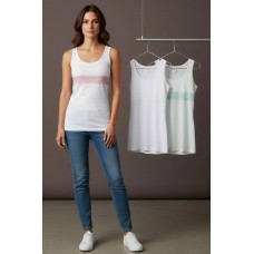 Майка бавовняна з мереживом для дівчинки підлітка Baykar арт 7645-01 Біла Майка бавовняна з мереживом для дівчинки підлітка Baykar арт 7645-01 Біла