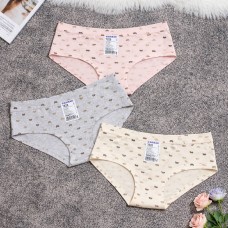 Труси 3шт бавовна для дівчат підлітків Baykar арт 7828-99 Мікс